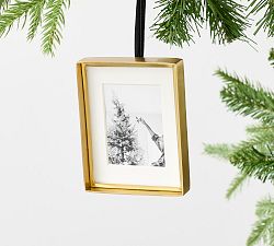 Open Box: Stowe Rectangle Ornament - Brass