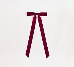Open Box: Velvet Bow (4") - Red