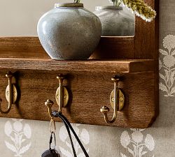 Summerville Mirror With Hooks