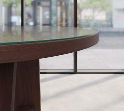 Keaton Elliptical Glass Communal Table Top