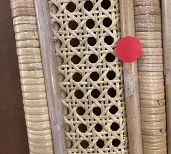 Open Box: Ash Rattan Rectangular Wall Mirror (24" x 36") - Natural