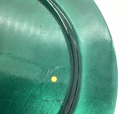 Open Box: Caterers Box Charger Plates, Set of 12 - Green