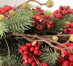 Open Box: Faux Lit Mixed Berry Tree (2')