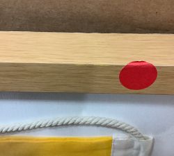 Open Box: Framed Nautical Flag (18.25" x 25.25") - K