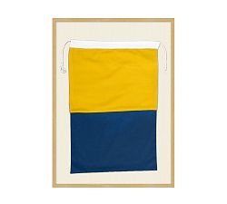 Open Box: Framed Nautical Flag (18.25" x 25.25") - K