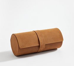 Open Box: Grant Leather Watch Roll - Caramel