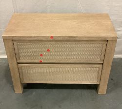 Open Box: Marina Cane Nightstand (32") - Seadrift