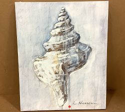 Open Box: Shell Study #1 by Lauren Herrera (26"W x 32"H)