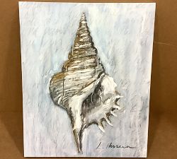 Open Box: Shell Study #3 by Lauren Herrera (26"W x 32"H)