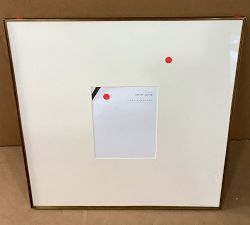 Open Box: Stowe Modern Metal Frame, 25"x25" Overall, 8"x10" Opening, Individual - Brass