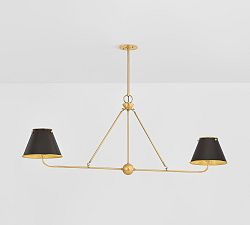 Holland Metal Linear Chandelier (10")