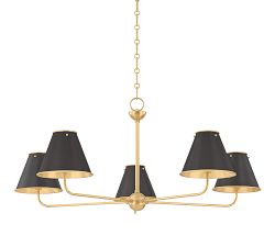 Holland Metal Round Chandelier (43")