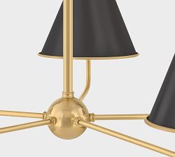 Holland Metal Round Chandelier (43")