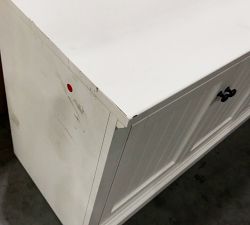 Open Box: Aubrey Storage Cabinet Console (72") - Dutch White