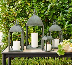 Patinaed Bronze Lantern