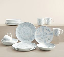 Chambray Tile Stoneware Dinnerware Set