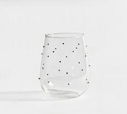Confetti Celebration Stemless Wine Glasses