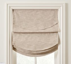 Custom Seaton Curve Roman Blackout Shade