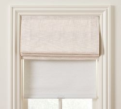 Custom Seaton Dual Roman Blackout Shade