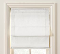 Custom Belgian Linen Dual Roman Blackout Shade