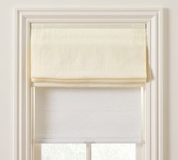 Custom Belgian Linen Dual Roman Blackout Shade