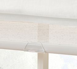 Custom Belgian Linen Dual Roman Light Filtering Shade