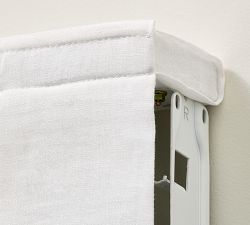 Custom Belgian Linen Dual Roman Light Filtering Shade