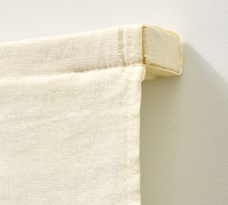 Custom Belgian Linen Soft Fold Roman Light Filtering Shade