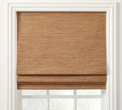 Custom Sutton Natural Roman Blackout Shade