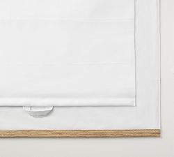 Custom Sutton Natural Roman Blackout Shade