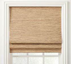Custom Sutton Natural Roman Blackout Shade