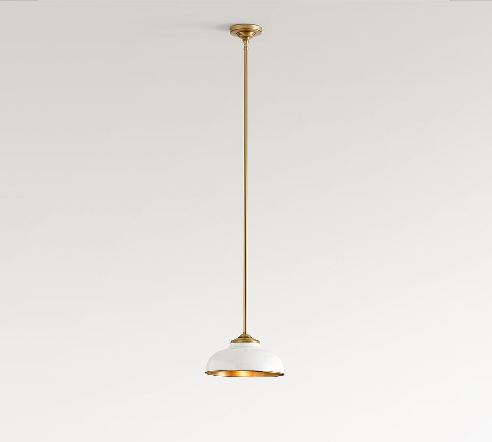 Kitt Metal Round Indoor/Outdoor Pendant (12") by Pottery Barn