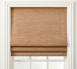 Custom Sutton Natural Roman Shade