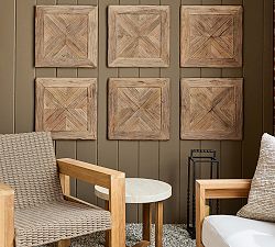 Wooden Square Dimensional Wall Art