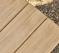 Modern Farmhouse Rectangular Extendable Outdoor Dining Table (94"-112")