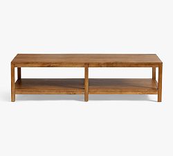 Open Box: Nicasio Rectangular Coffee Table (60") - Antique Umber