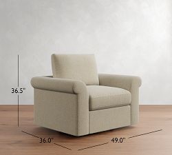 Westwood Roll Arm Swivel Chair