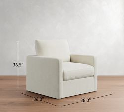 Westwood Slim Arm Slipcovered Chair