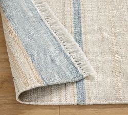 Seaside Striped Outdoor Performance Rug
