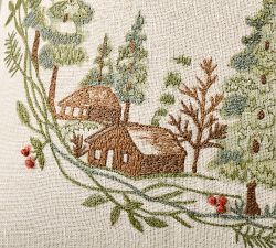 Winter Scene Pillow