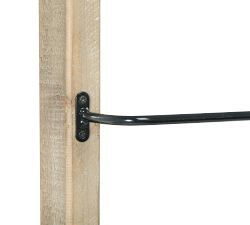 Estelle Decorative Wooden Ladder with Hooks