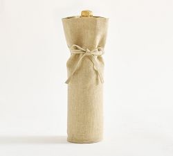 Glitter Print Wine Bag