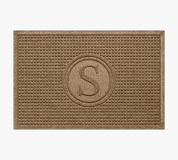 WaterHog Squares Monogram Doormat