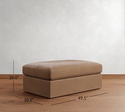 Westwood Leather Sectional Ottoman