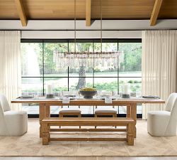 Avalon Cast Glass Linear Chandelier (48")