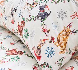 Christmas Dog Printed Sheet Set