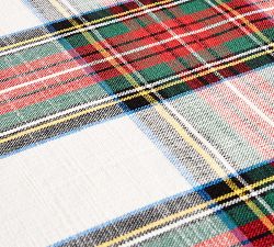 Stewart Plaid Cotton Table Runner