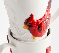 Cardinal Stoneware Mugs