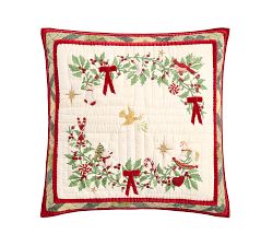 Deck the Halls Christmas Tree Reversible Quilted Sham