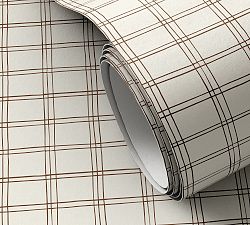 Water-Resistant Terralon Hand Checks Wallpaper